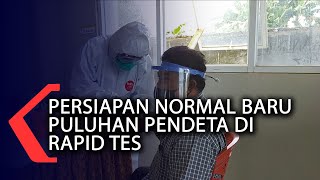 Persiapan Normal Baru Puluhan Pendeta Di Rapid Tes [upl. by Sabanrab]