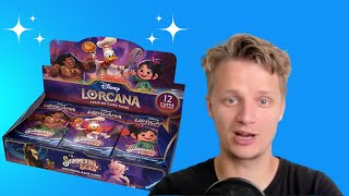 Shimmering Skies BOOSTER CASE OPENING  1 Booster Box 32 Booster Packs Disney Lorcana [upl. by Cherie269]