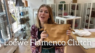 Loewe Flamenco Clutch Bag Review [upl. by Shalne855]