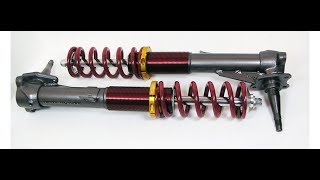 Datsun 260Z Techno Toy Front Coilover ConversionSwap [upl. by Neyu791]