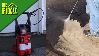 Testing out the CleanForce 1900 Pressure Washer  The Fixit Shed [upl. by Jourdan]