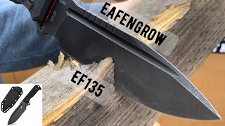 The Eafengrow EF135 tactical survival knife A budget beast [upl. by Atinob339]