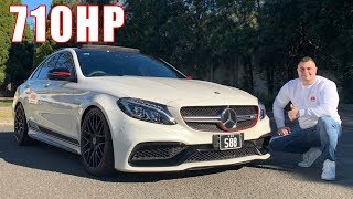 710 HP Mercedes Benz C63 S AMG  Road Test Review [upl. by Harshman818]