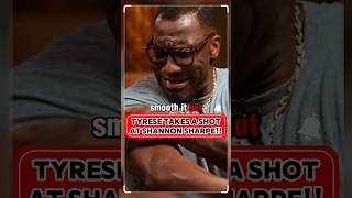 🤣🤣TYRESE TAKES A SHOT AT SHANNON SHARPE tyresegibson shannonsharpe comedy [upl. by Jehiah505]