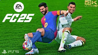 EA FC 25  Real MadridRonaldo vs BarcelonaMessi ● PS5™ 4K60 [upl. by Ainel]