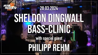 Sheldon Dingwall Bass Clinic Tour Europe 2024  with Special Guest Philipp Rehm [upl. by Anaeg]