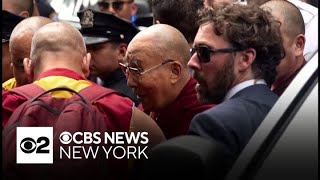 Dalai Lama in NYC to receive medical treatment [upl. by Rior]