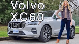 2022 Volvo XC60 Review Engine design and infotainment updates [upl. by Yhtomiht326]