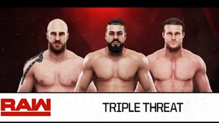 Cesaro vs Andrade vs Dolph Ziggler Wwe2k19 [upl. by Ajdan]