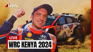 WRC safari rally kenya 2024 Thierry Neuville Leads Kasarani super special  News54 [upl. by Iand]