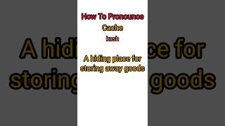 How to Pronounce Cache  Cache Pronunciation cache pronunciation [upl. by Beckett49]