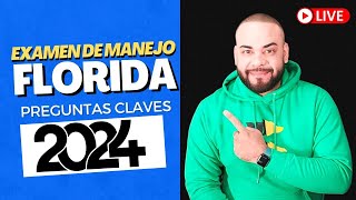 EXAMEN TEORICO DE MANEJO FLORIDA 2024 I Aprobarás con estas preguntas [upl. by Housen]