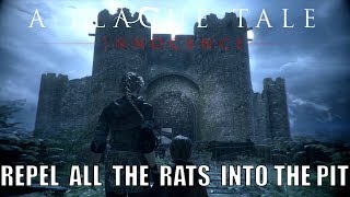 A Plague Tale Innocence  Chapter 7  The Path Before Us  Repel All the Rats into the Pit Puzzle [upl. by Anidal]