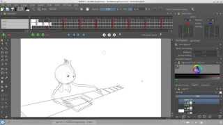 First version of Animation player in Krita Animation [upl. by Abrams61]