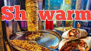 shawarma and Alfaham food chickenalfaham streetfood [upl. by Dyanne]