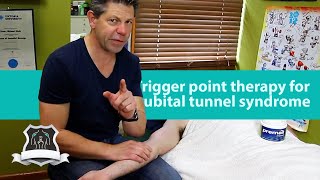 Trigger point therapy for cubital tunnel syndrome [upl. by Ttihw]