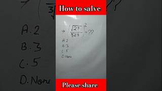 Under root ka square trick 👿😱💯‼️ shots maths squareroot motivation trendingviralvideo upboard [upl. by Nosiddam]