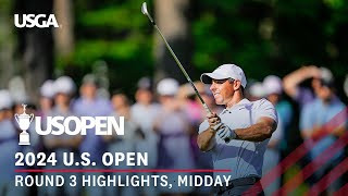 2024 US Open Highlights Round 3 Midday [upl. by Elfrida482]