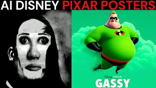 Mr Incredible Becoming Uncanny meme AI Disney Pixar posters [upl. by Navonoj52]