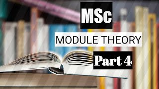 Schurs lemma Module Theory Part 4 ALGEBRA MSc Mathematics  Mathematise Yourself [upl. by Wootan]