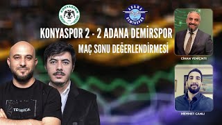 Konyaspor 22 Adana Demirspor  Maç Sonu Değerlendirmesi [upl. by Eimiaj287]