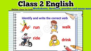 Class 2 English Class 2 English worksheet Class 2 English grammar English grammar worksheet [upl. by Ahsiuq788]