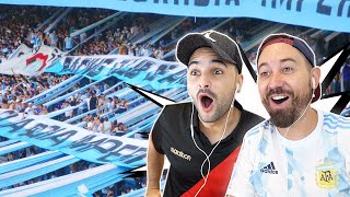 ESPAÑOLES REACCIONAN a HINCHADAS ARGENTINAS 🇦🇷 futbol Argentina [upl. by Ilwain717]