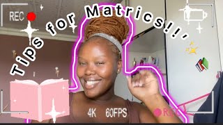 Tips For Matrics How To Get 7 Distinctions In Matric University Applications [upl. by Saisoj]