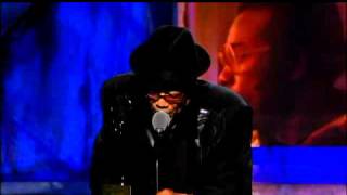 Bobby Womack accepts award Rock and Roll Hall of Fame induction ceremony 2009 [upl. by Erinn460]