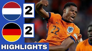 🟠Netherlands vs Germany 22 Extended HIGHLIGHTS  UEFA Nations League [upl. by Torrance742]