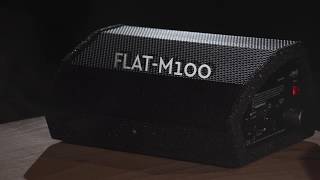 The new stage monitor speaker system FLATM100 [upl. by Labannah]