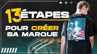 Créer sa marque de vêtements  les 13 étapes à suivre GUIDE pour créer sa marque ✔️ [upl. by Lakym]