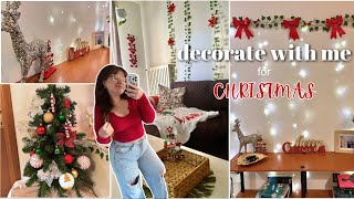 ULTIMATE CHRISTMAS VLOG 🎄❤️ living room makeover mini haul amp cozy vibes [upl. by Ashlie]