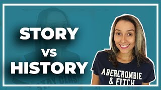 Whats The Difference Between History And Story in English [upl. by Assira912]