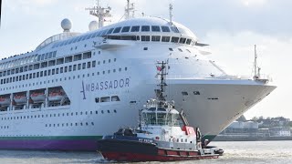 Ambassadors quotAmbiencequot Leaves Tilbury 240422 [upl. by Chud]