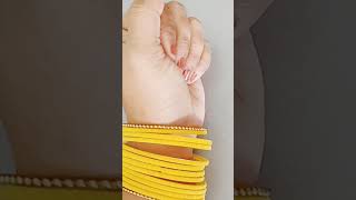 Latest Bangles bridalbangles viralvideo letestbangles marriagebangles love [upl. by Enimrac]