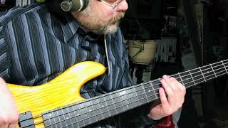 LEVEL 42 quotIts Overquotbass cover [upl. by Ttenaej]