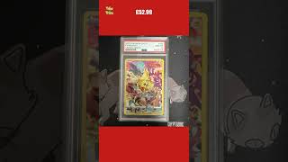 PSA 10 Pikachu 160159 Crown Zenith Full Art Holo Graded Pokemon Card [upl. by Nivlak]