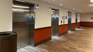 Maryland’s FIRST Otis Gen3 elevators Otis Gen3 MRL’s at Great Wolf Lodge in Parryville MD [upl. by Mikahs]