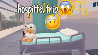 Hospital trip Ella goes to hospital broken leg Roblox family roleplay w🎙️🫧 [upl. by Bittencourt]