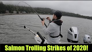 Fish On Salmon Trolling Strikes of 2020 [upl. by Desai]