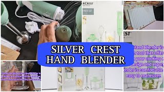 SilverCrest Hand Blender Set 3 in 1 from Lidl  Unboxing amp Demonstration  20 [upl. by Hutchison240]