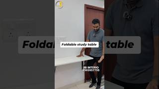 Foldable study table 3BHK Interior design rbinterio interiordesignideas interiordesign [upl. by Derry]