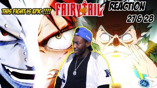 NATSU VS GAJEEL REACTION FAIRY TAIL EPISODE 27amp28 FAIRY LAW [upl. by Yusem]