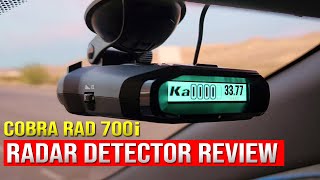 COBRA RAD 700i Radar Detector Review  IS IT WORTH IT [upl. by Suivat]