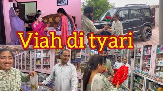 Kawal sandeep de viah di tyari app shingari viah wali gaddi 1 [upl. by Epuladaug]