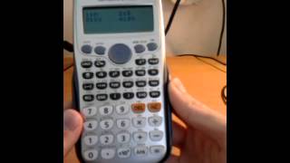 Casio fx570es  991es plus statistical calculations [upl. by Kirenoj208]