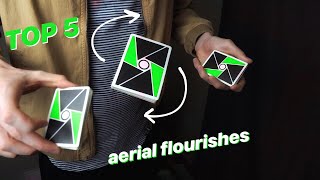 Top 5 AERIAL Cardistry Moves you NEED to know [upl. by Nauqat]