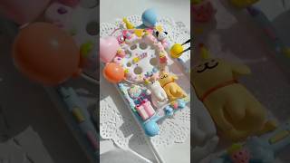 Puppys Birthday Decoden Phone Case decoden decodenphonecase diy kawaii cute foryou craft [upl. by Geoffry171]