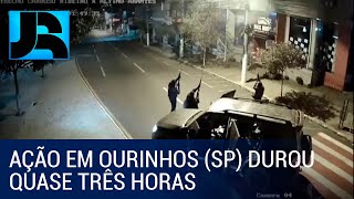 Quadrilha usa metralhadora antiaérea e drone durante assalto a agência bancária no interior de SP [upl. by Adaran]